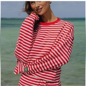 Daily Drills Vibrant Striped Long Sleeve Tee